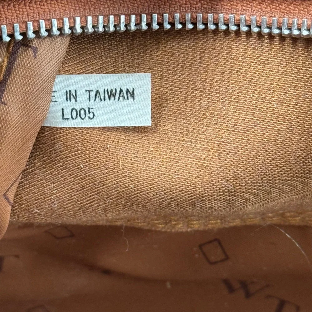 World Traveler Shoulder Bag Unisex‎ OS Brown Excellent Vintage Retro Flight Bag